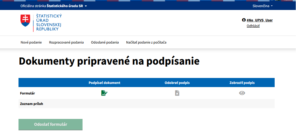 Dokumenty pripravené na podpísanie